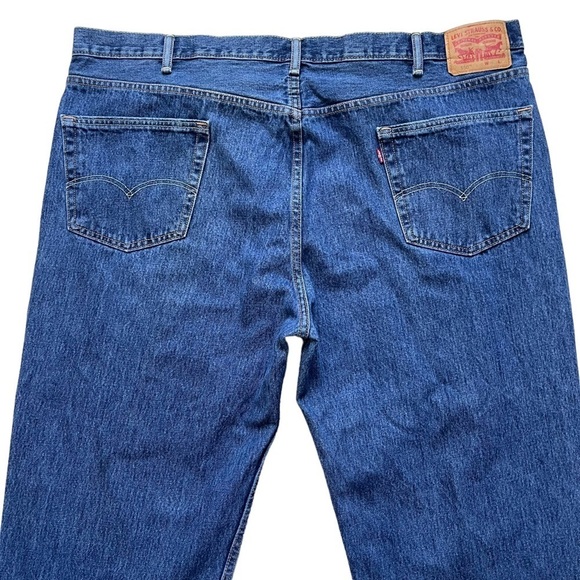 Levi’s 550 Men’s Relaxed Fit Blue Denim Jeans Size 48x29 Cotton Non-Stretch - Picture 7 of 10